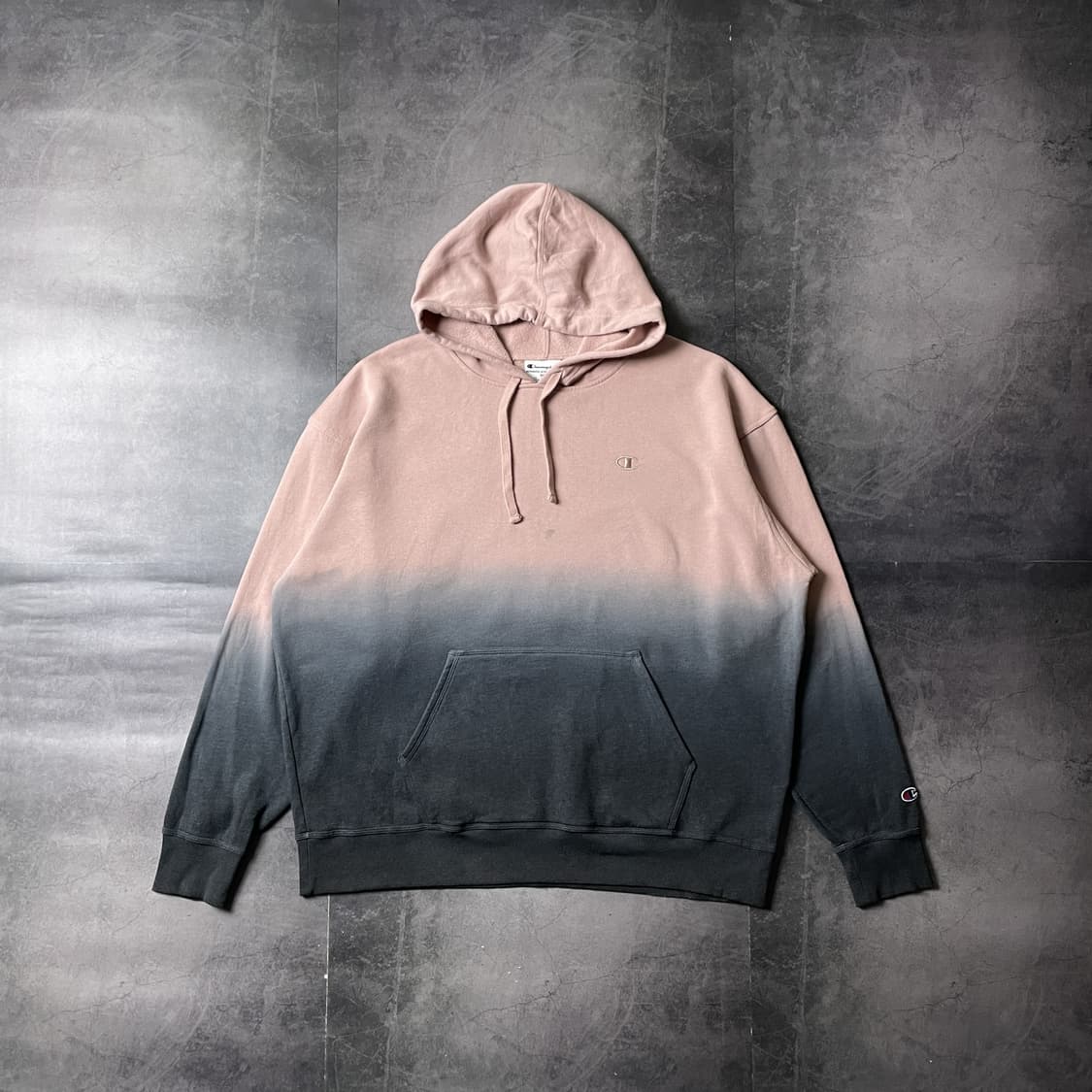CHAMPION 챔피온 빈티지 그라데이션 기모 후드티 A00560 상품이미지1