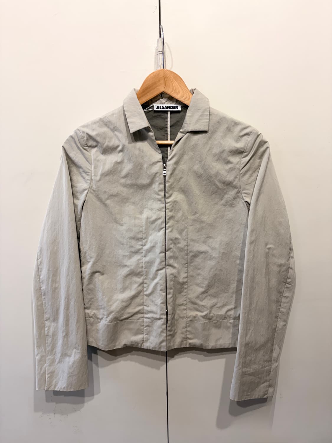 질샌더 라이트 그레이 집업 자켓 상품이미지1