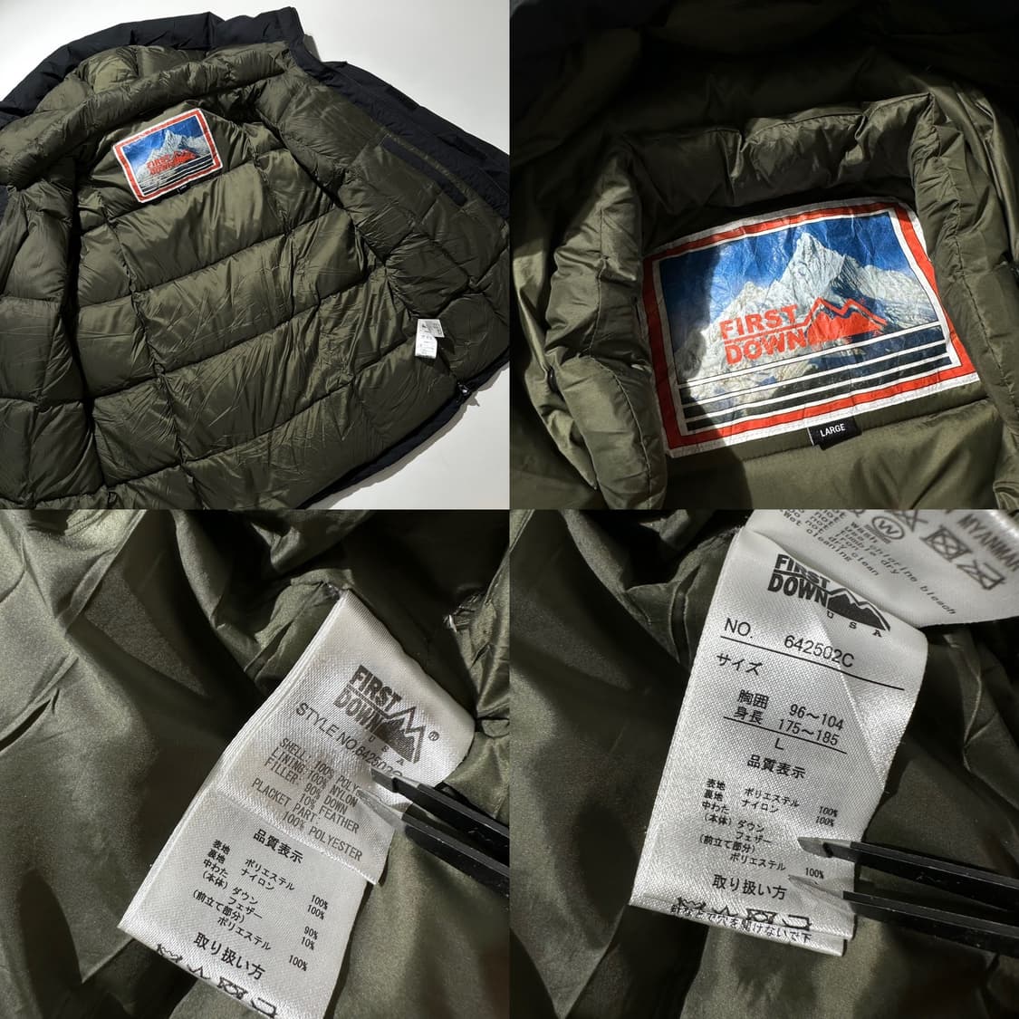 퍼스트다운 마우리 다운 패딩 파카 블랙 상품이미지10