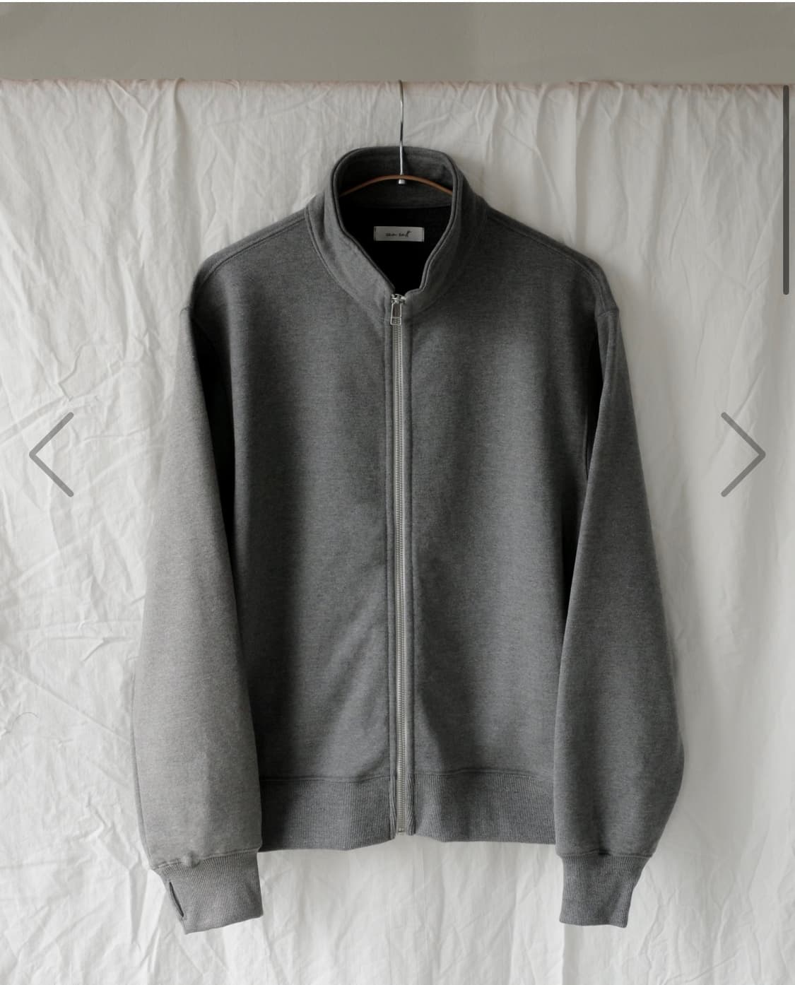 (구매)seasalt 스웻집업 미드그레이 3사이즈 상품이미지1