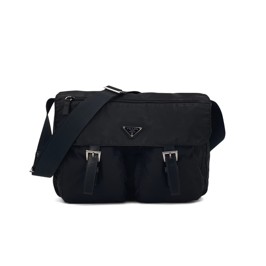 프라다 투포켓 블랙 메신저백 크로스백 숄더백 상품이미지1
