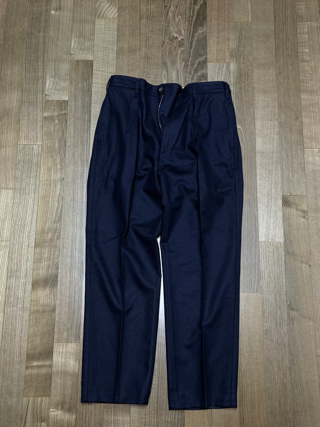 드레익스 울 플란넬 트라우저 딥네이비 상품이미지2