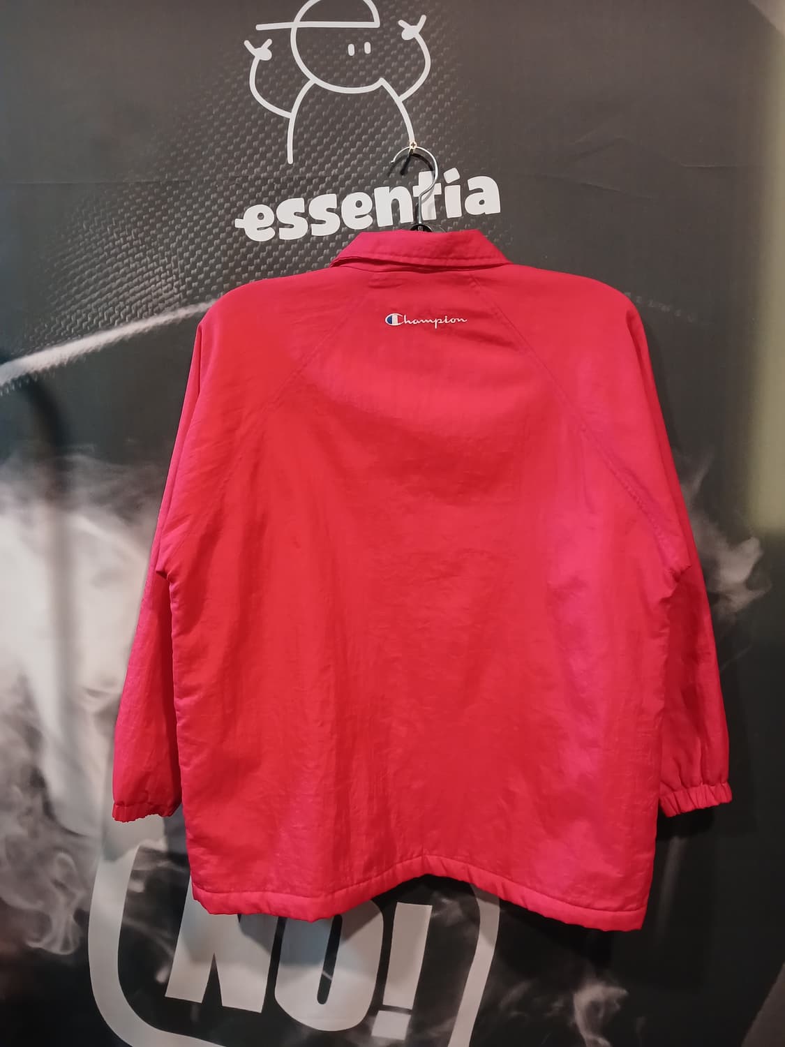 챔피온 올드스쿨 누빔 레드 코치자켓 상품이미지2