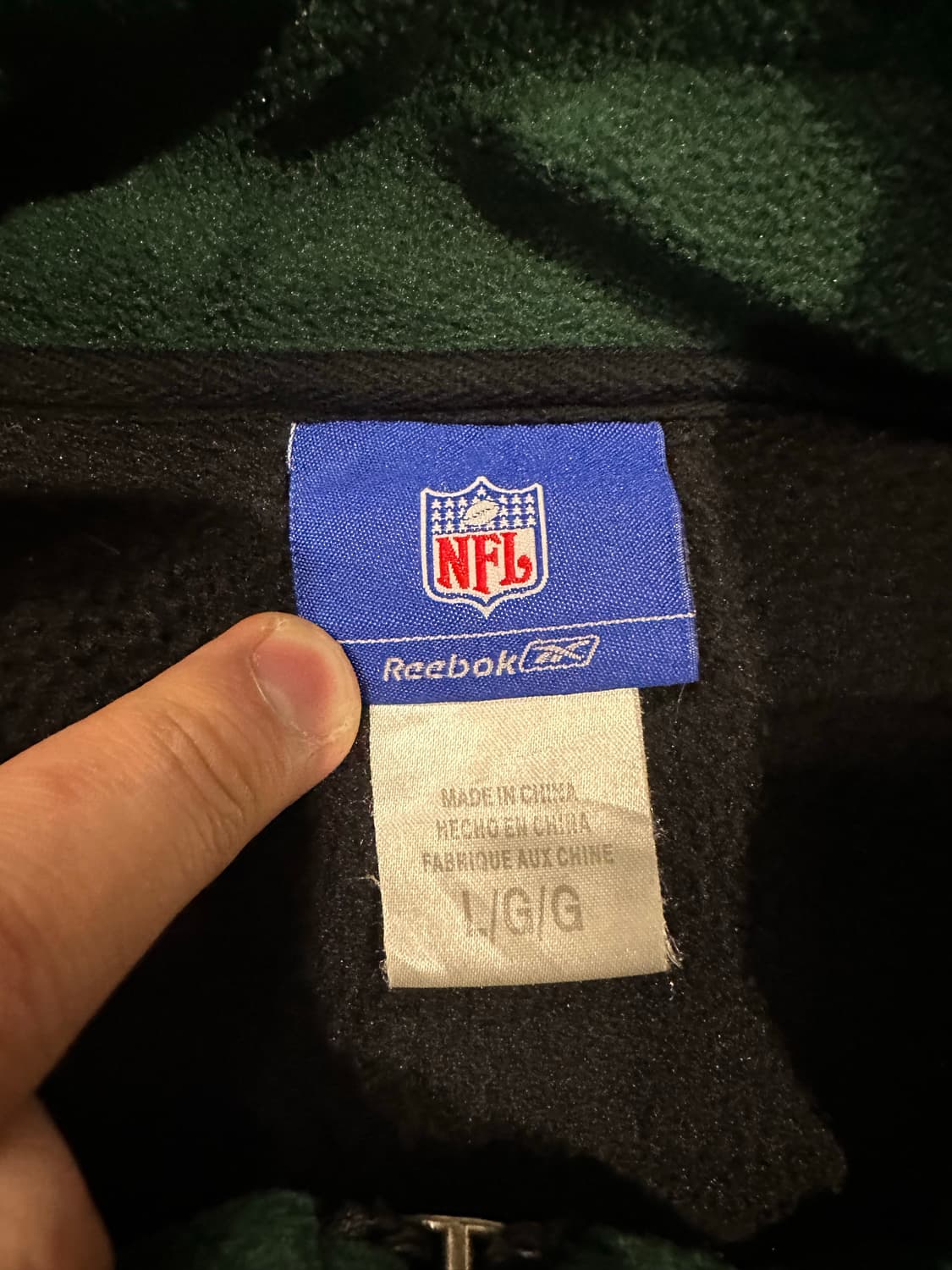 빈티지 00s 리복 뉴욕 제츠 플리스  상품이미지4