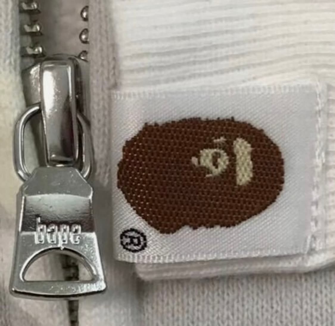 베이프 시티 카모 샤크 풀 집 후드 그레이 백계 새상품 상품이미지3