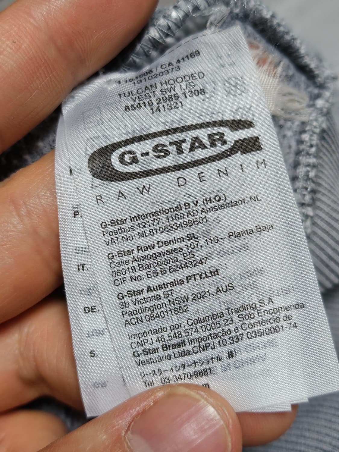 G-Star raw 빈티지 데미지 후드 집업 XL 상품이미지9