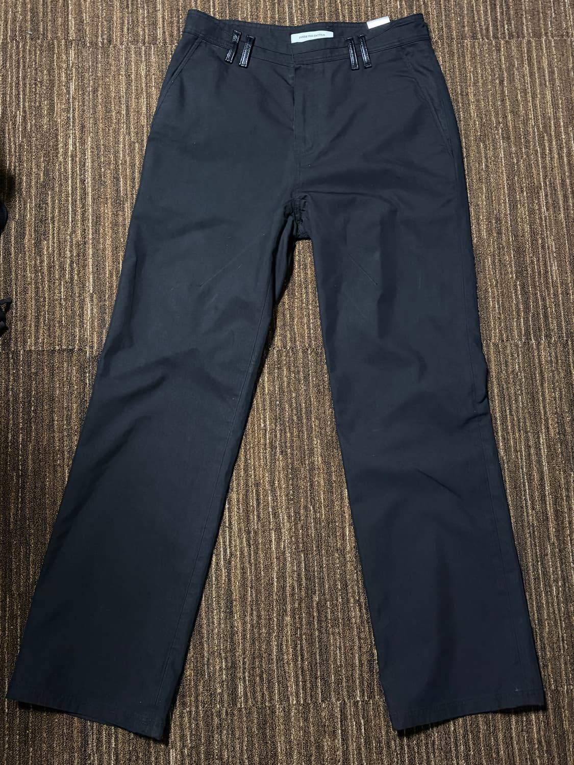 Leather Pocket Pants - Black 상품이미지10