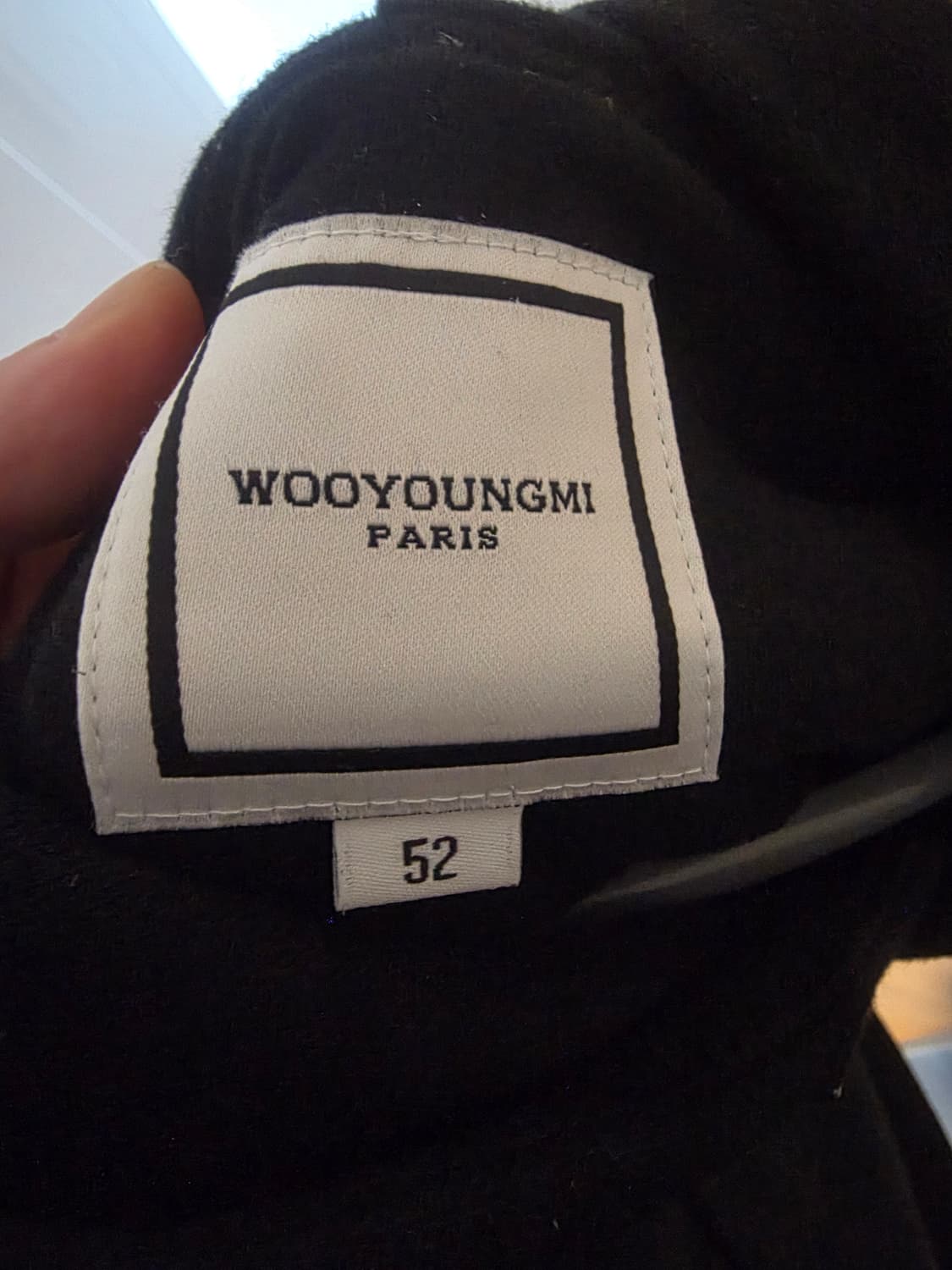 [ 52사이즈 ] 우영미 플라워 백로고 후드티 상품이미지5