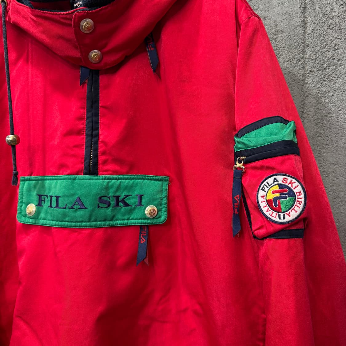 90s 휠라 스키팀 아노락 자켓 (L)    상품이미지2