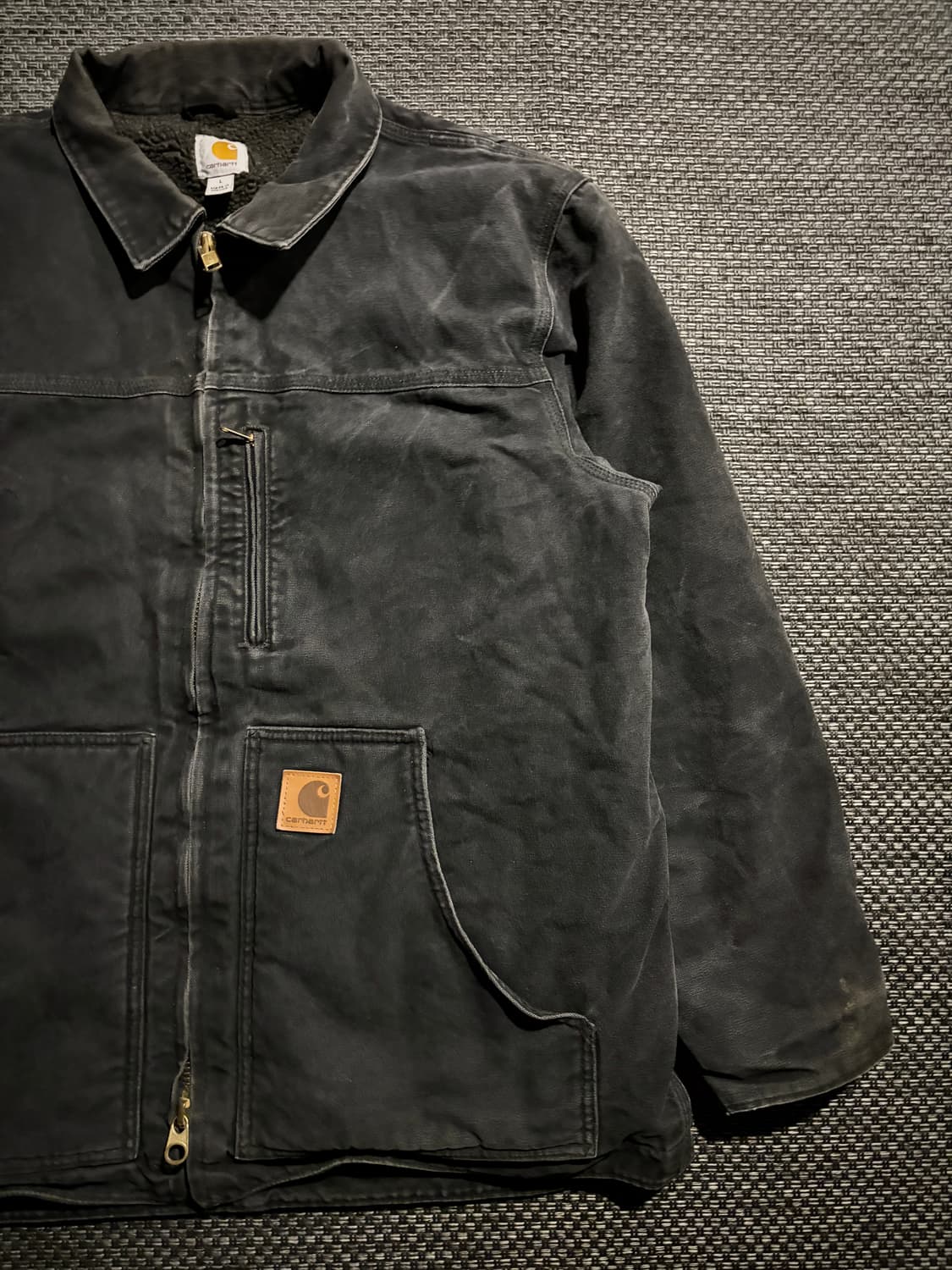 칼하트 리지 코트 C61 BLK L/R 상품이미지3