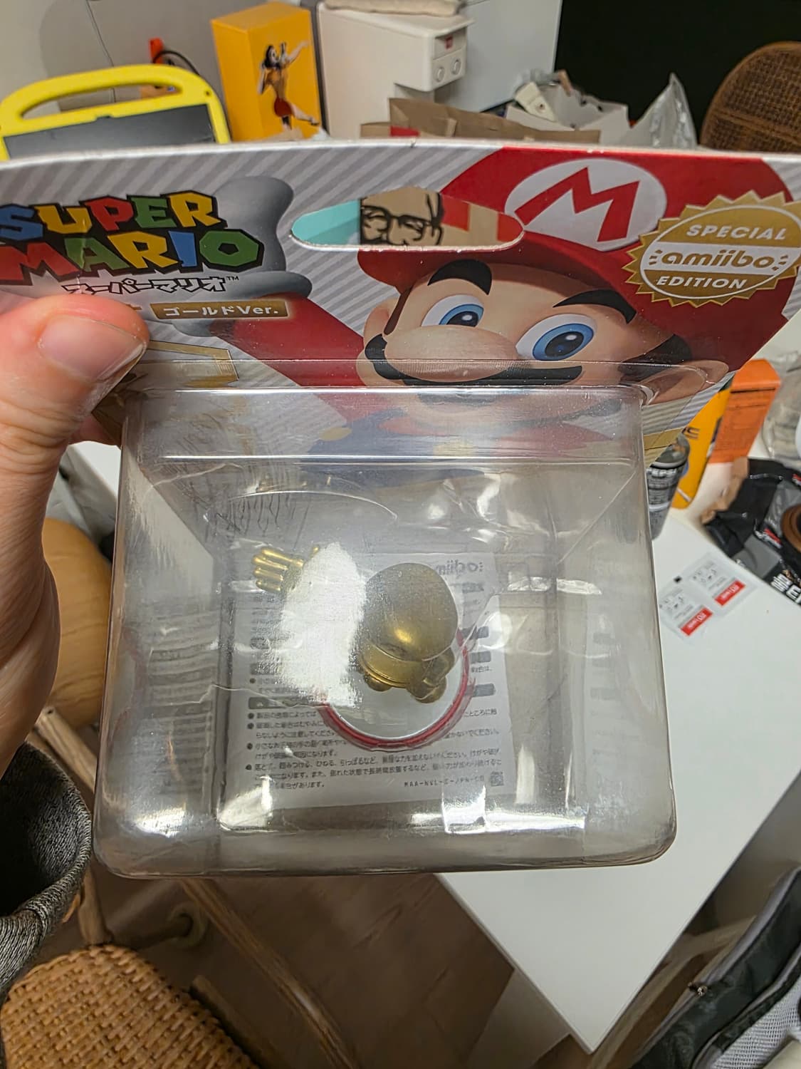 [미개봉]닌텐도 아미보 마리오 골드 피규어 상품이미지4