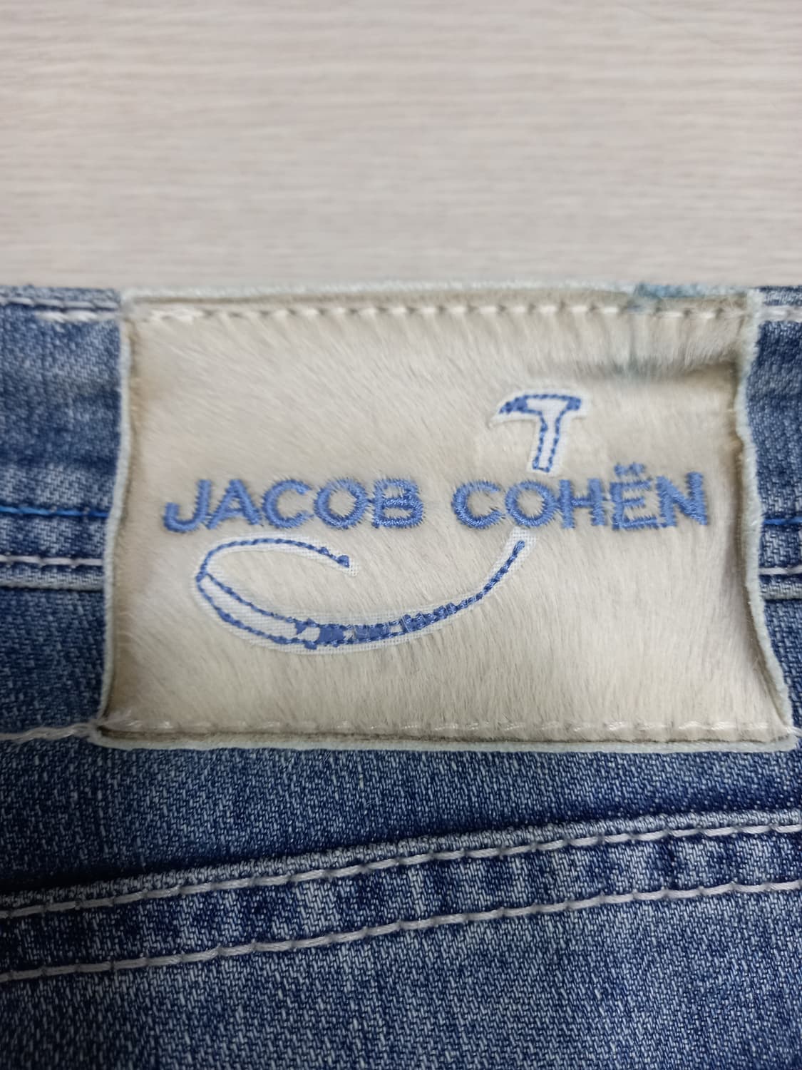 33 JACOB COHEN 워싱스판 슬림일자진 33-412 상품이미지5