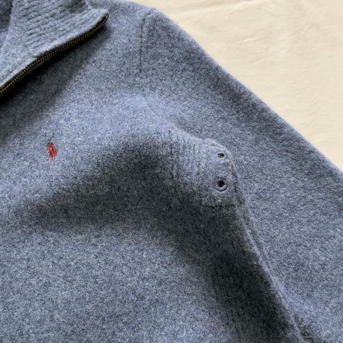 두산 폴로 랄프로렌 램스울 하프집업 니트 상품이미지4