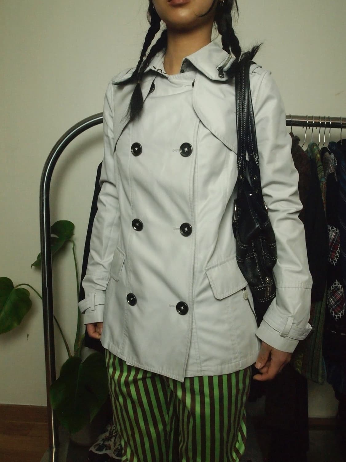 아르마니 익스체인지 더블 브레스트 트렌치 자켓 상품이미지4