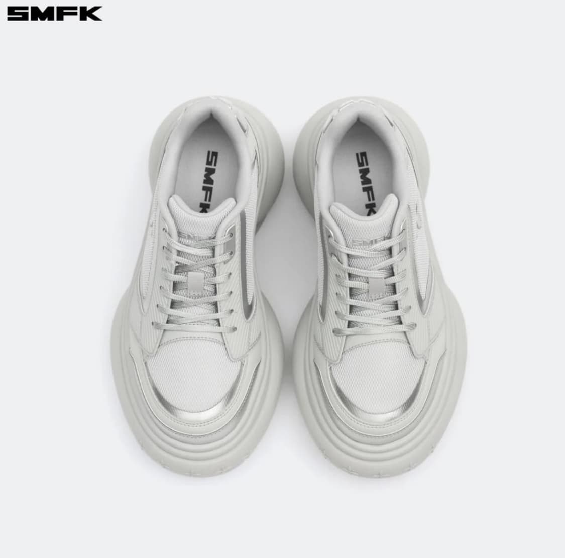 SMFK 퓨쳐 리플 하이힐 스니커즈 그레이 상품이미지3