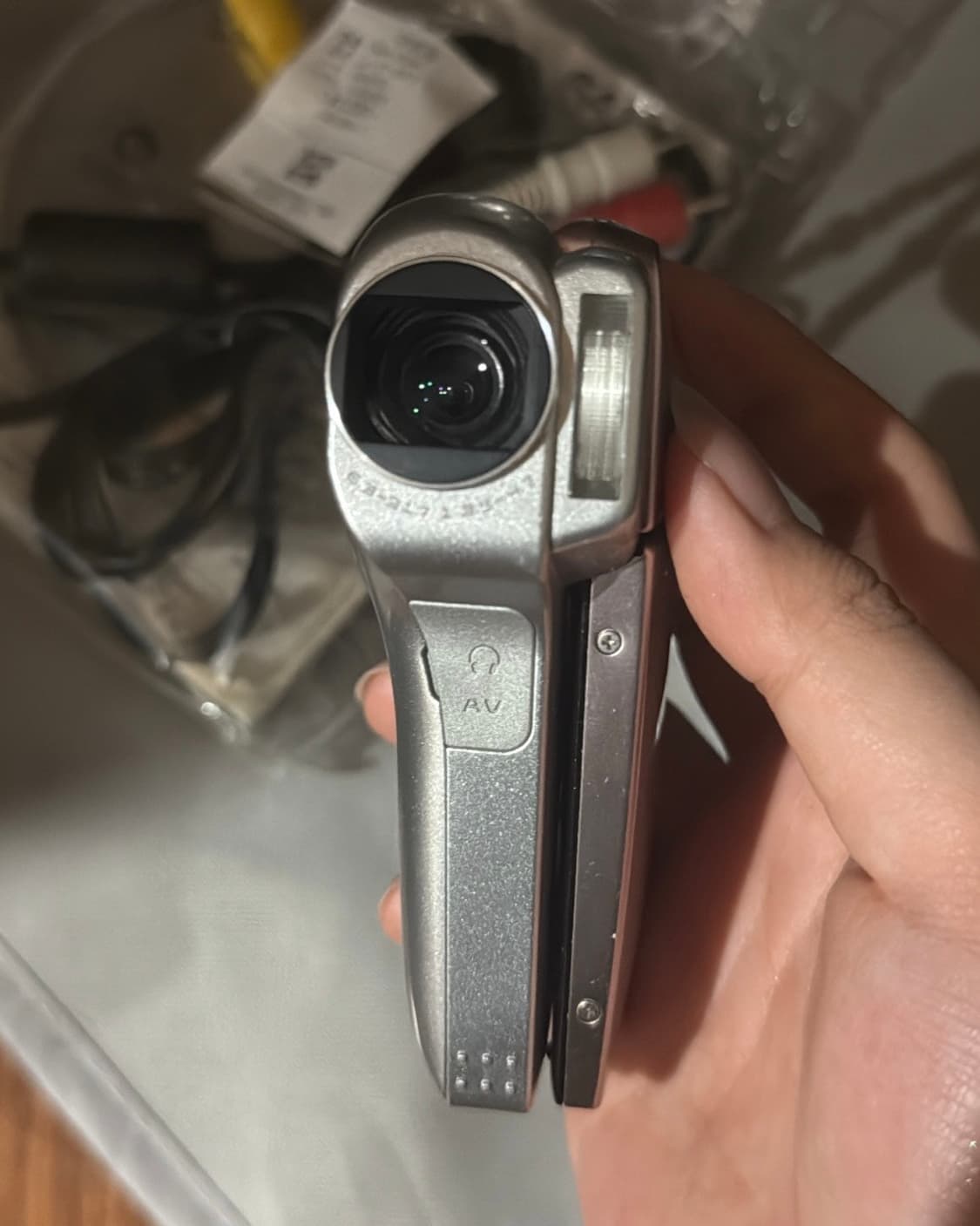 산요 작티 cg6 핑크 디카 캠코더 건타입 디지털카메라 상품이미지4