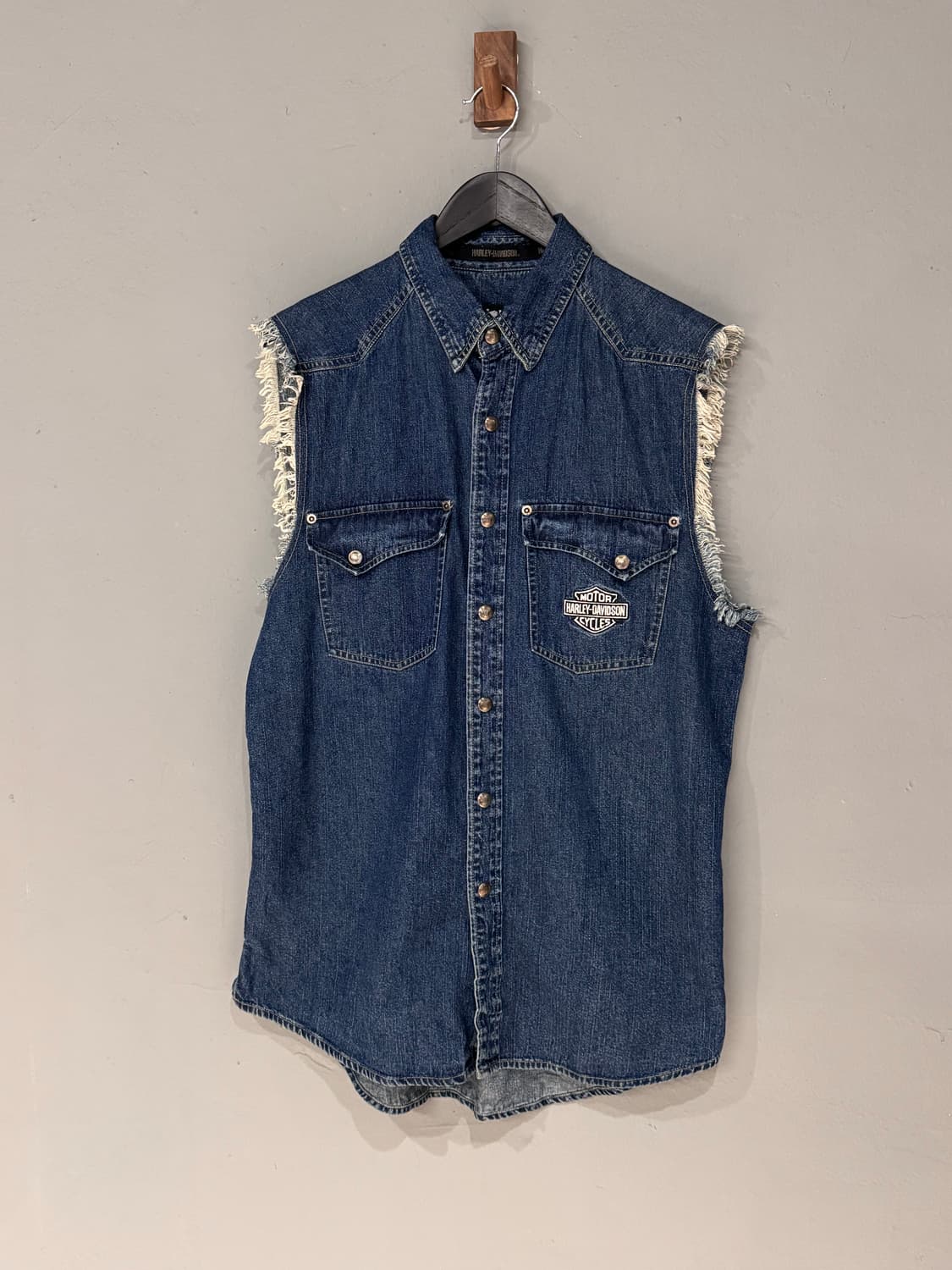 할리데이비슨 이글 데님 베스트  상품이미지2