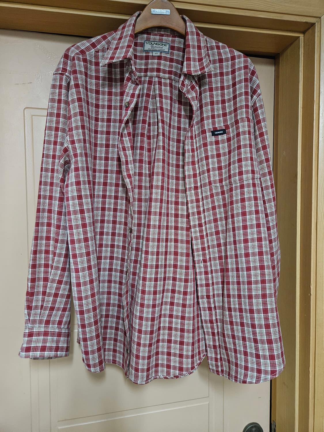 레드 체크 셔츠 상품이미지1