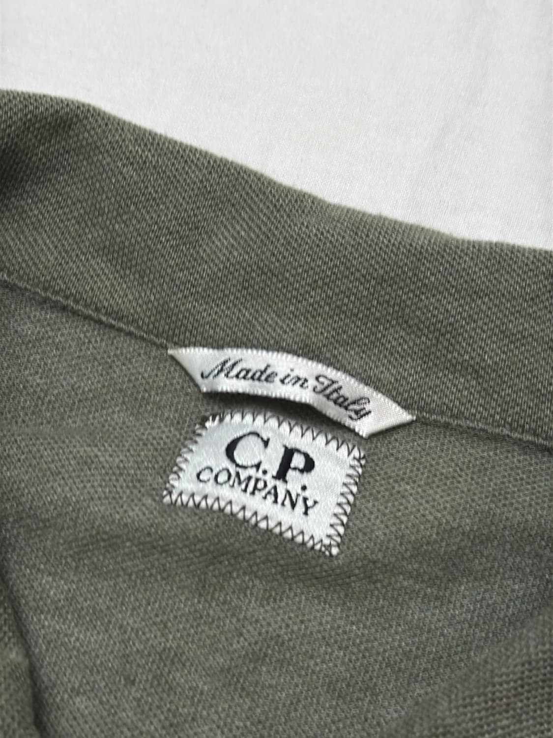 CP 컴퍼니 아카이브 pk 반팔 카라티 올리브 상품이미지3