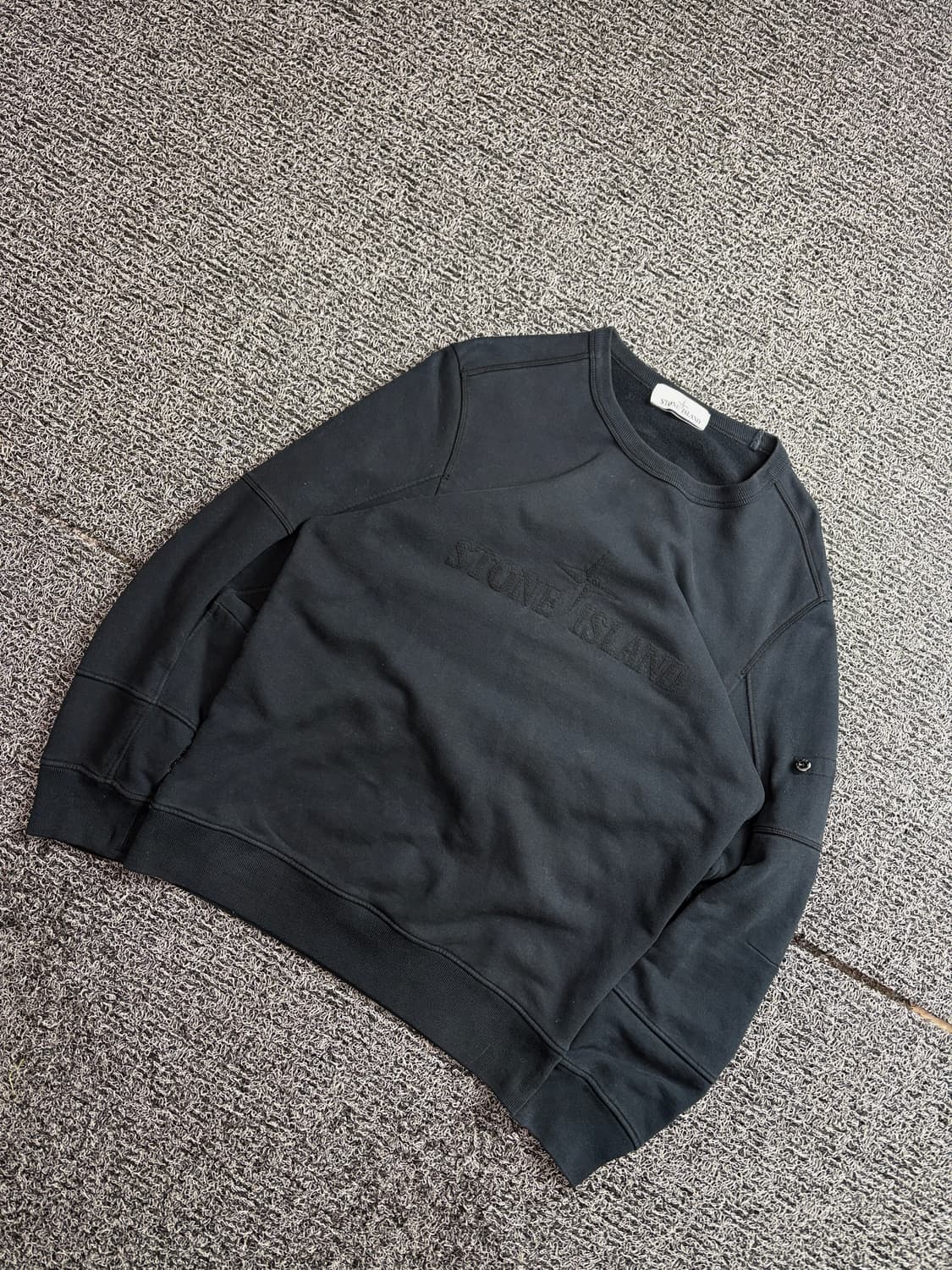 스톤아일랜드 가먼트 다이드 자수로고 맨투맨 (와펜X) 2527 상품이미지1