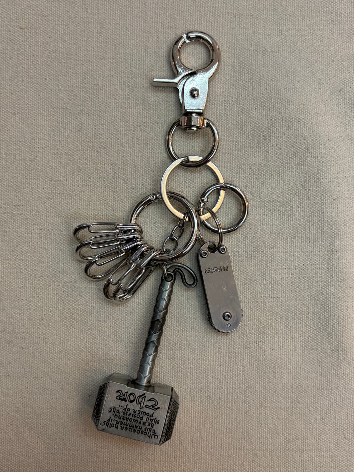 메탈 해머 & 미니 나이프 멀티 키링 상품이미지2