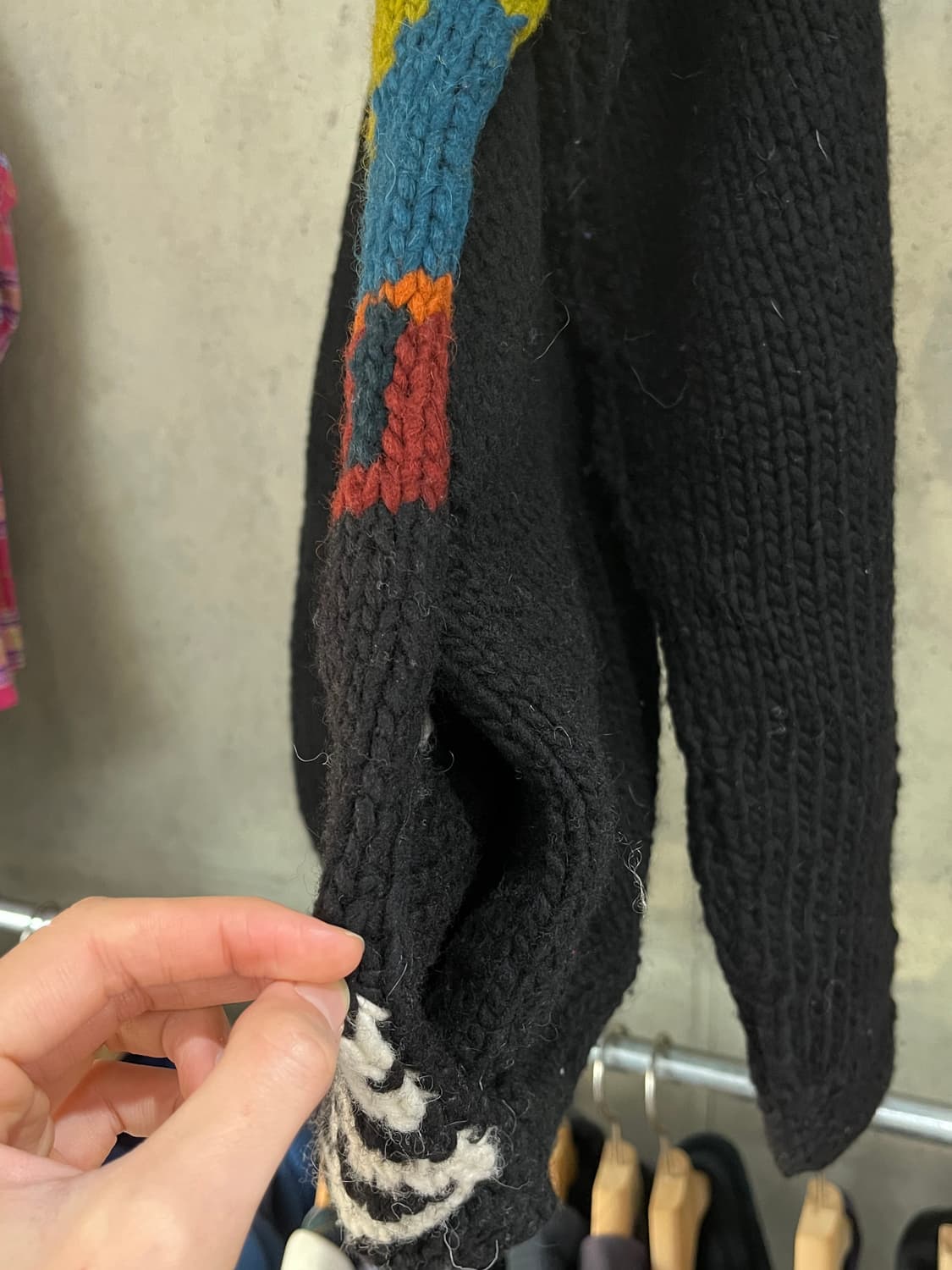 80s VINTAGE KNIT ZIP-UP 상품이미지7