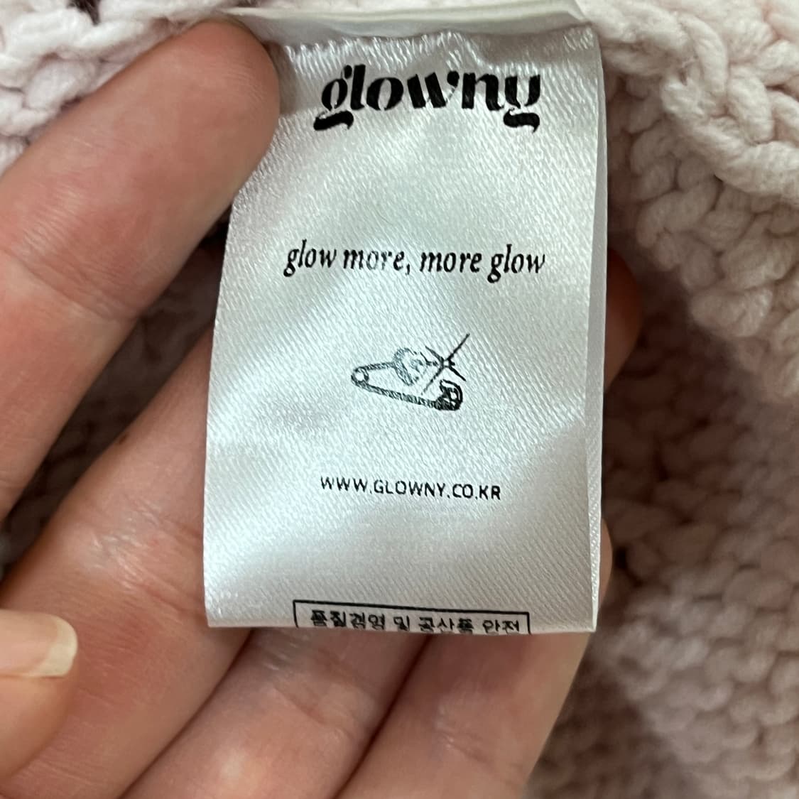 Glowny 나오미 펀칭 가디건 핑크 상품이미지7