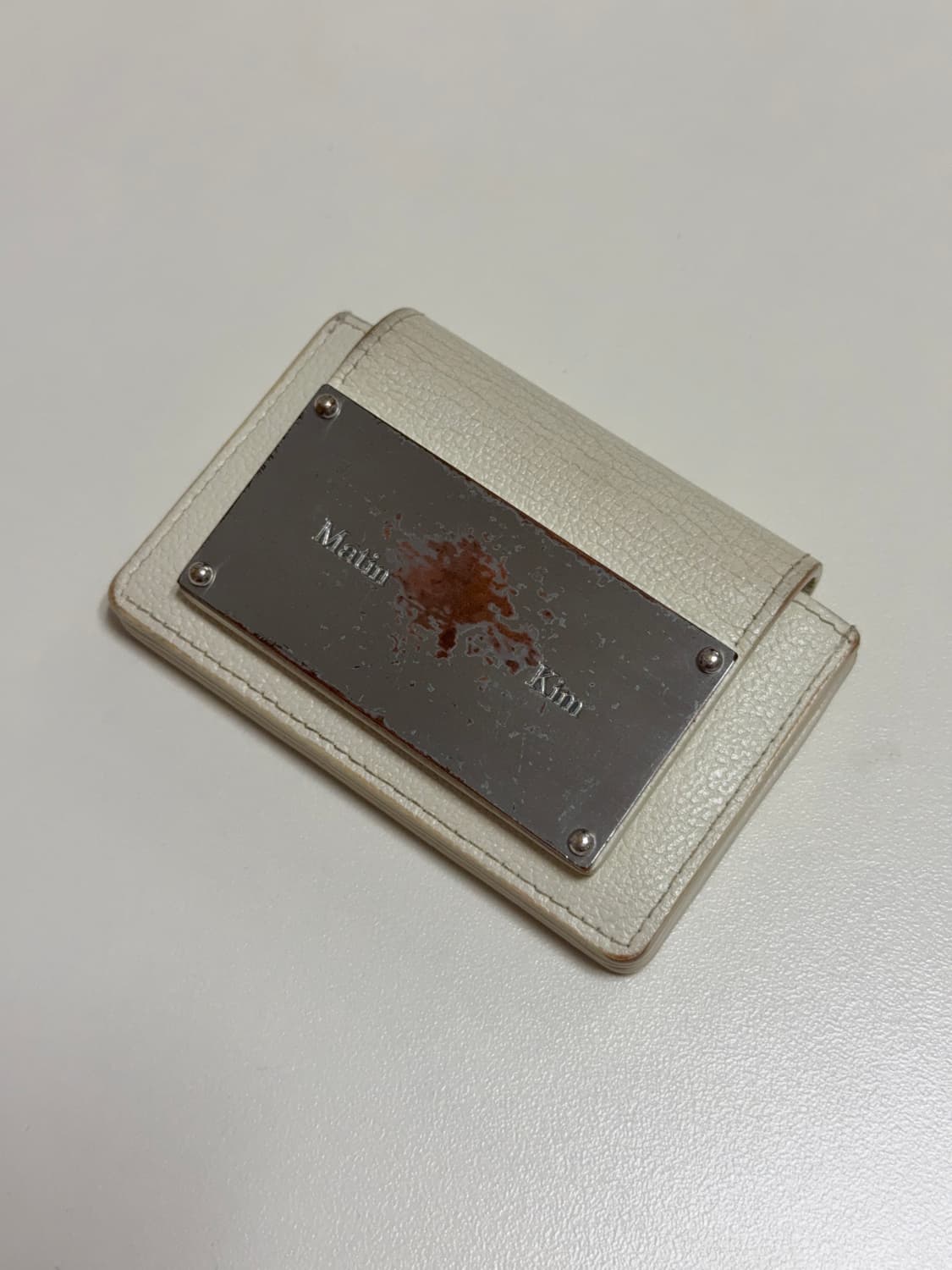 마뗑킴 아코디언 지갑 화이트 상품이미지2