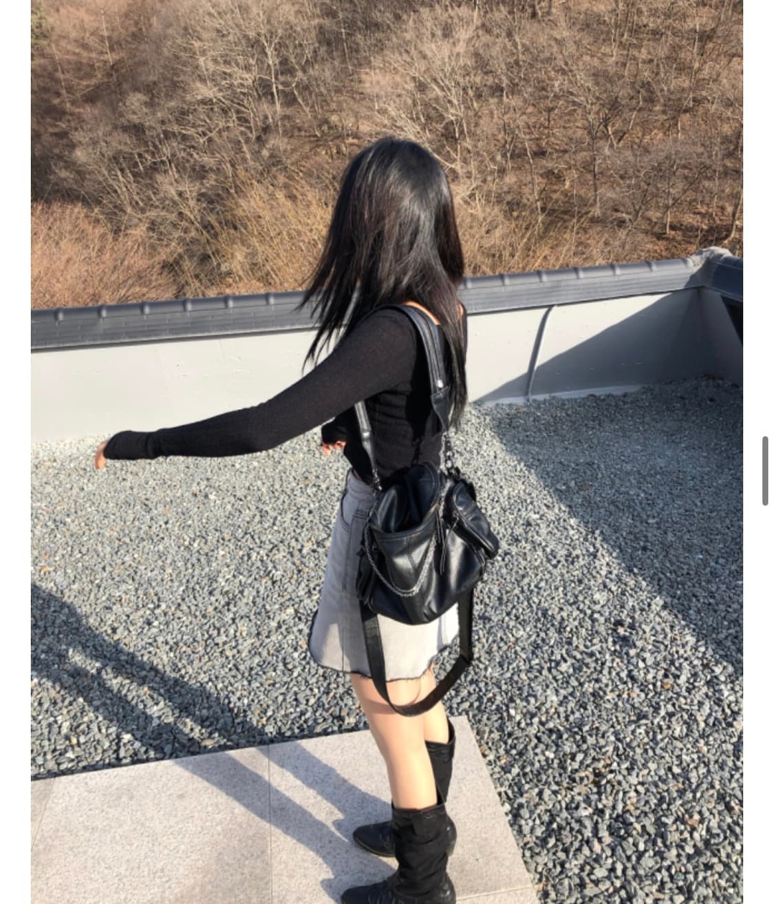 애즈온 러비백 블랙 lovey bag 상품이미지3