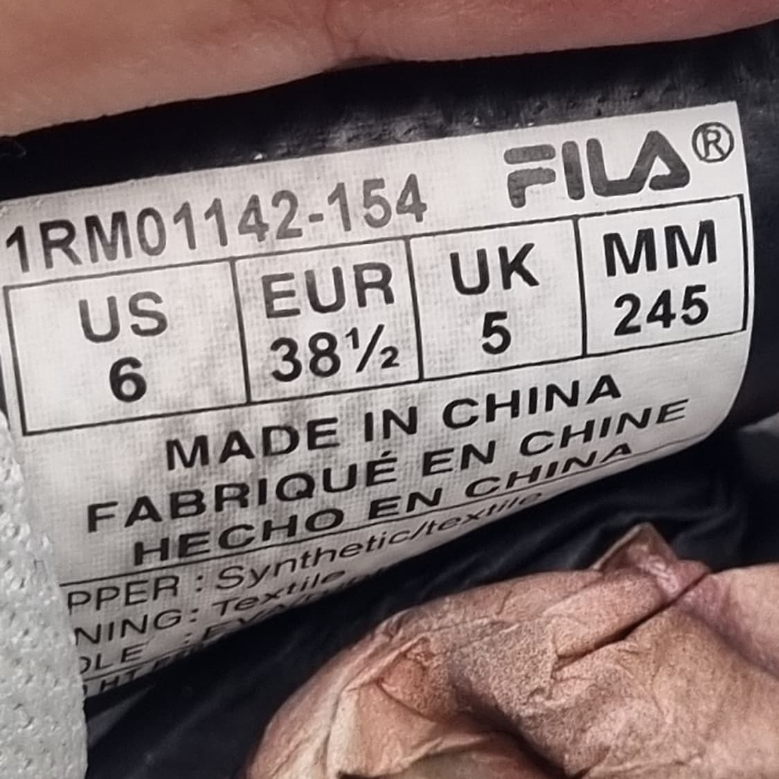 oo 휠라 레이 운동화245  상품이미지6