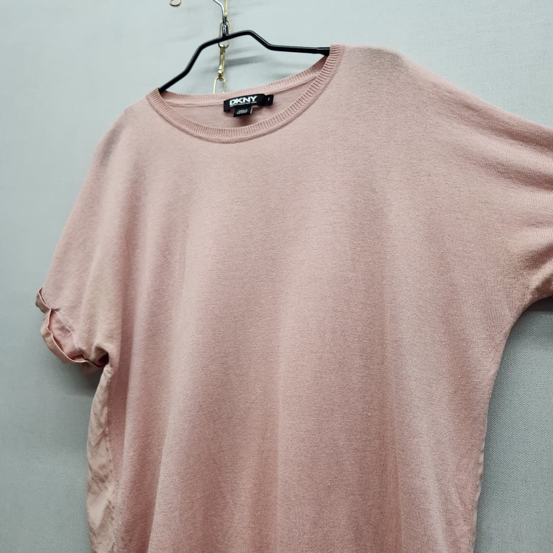 DKNY 실크/캐시미어 혼방 반팔 니트 P(M) 상품이미지3