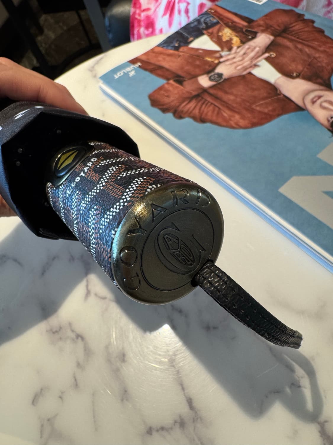 고야드 삼단자동우산 양산 상품이미지7