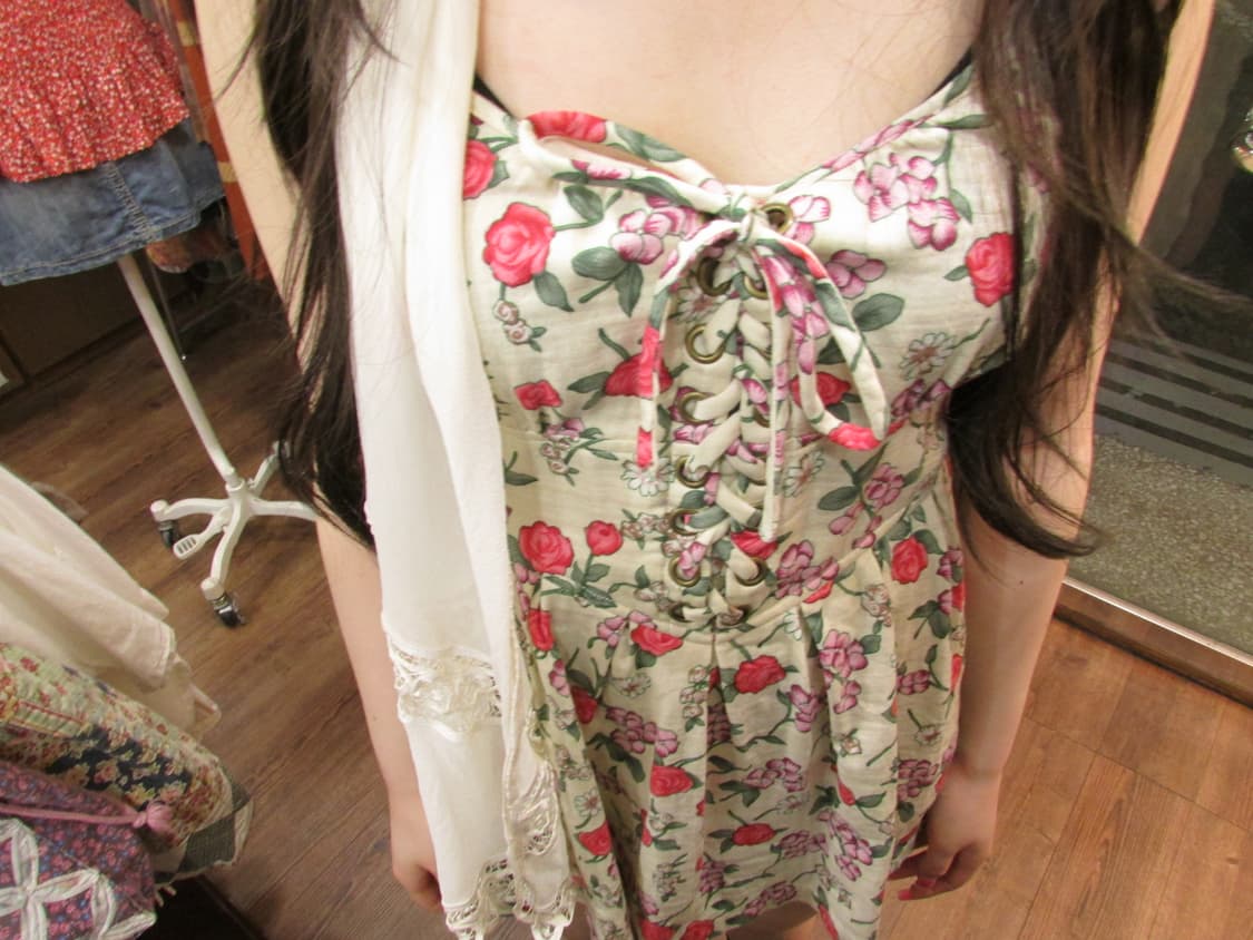 jpn vintage flower Wrap Skort 상품이미지2