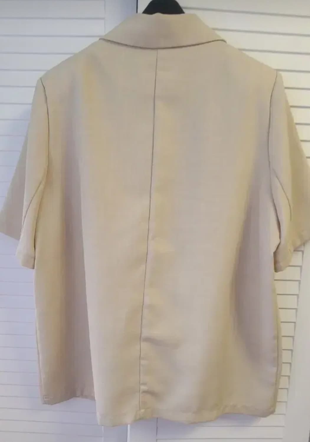 LECCOVE 베이지 반팔 자켓 상품이미지3