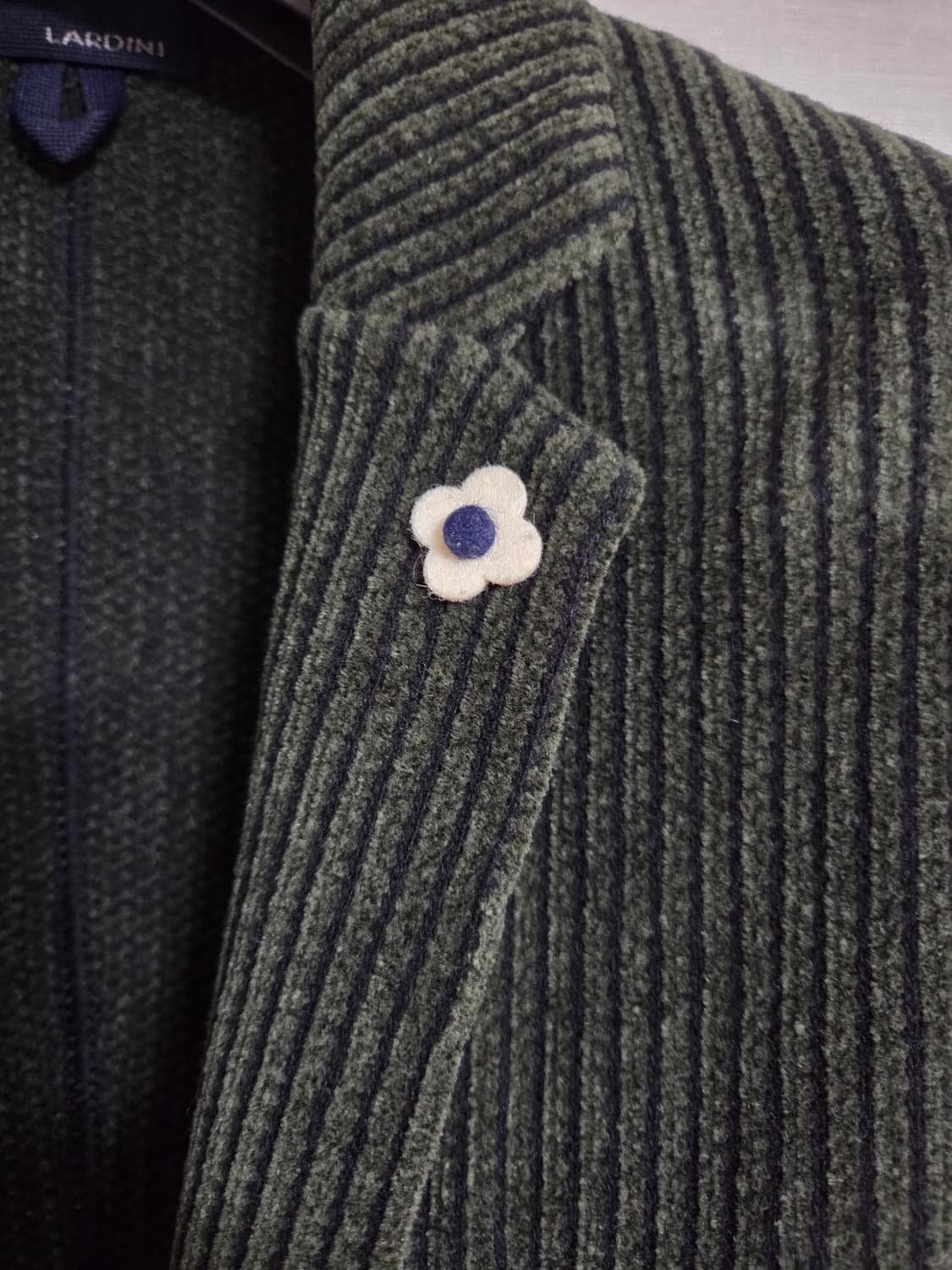 라르디니 올리브 코듀로이 자켓 상품이미지2