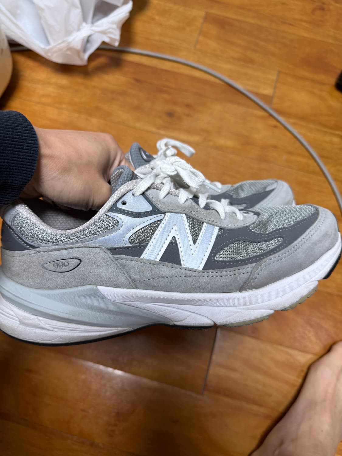 뉴발란스 990v6 usa 그레이 265사이즈 판매(상태좋음) 상품이미지3