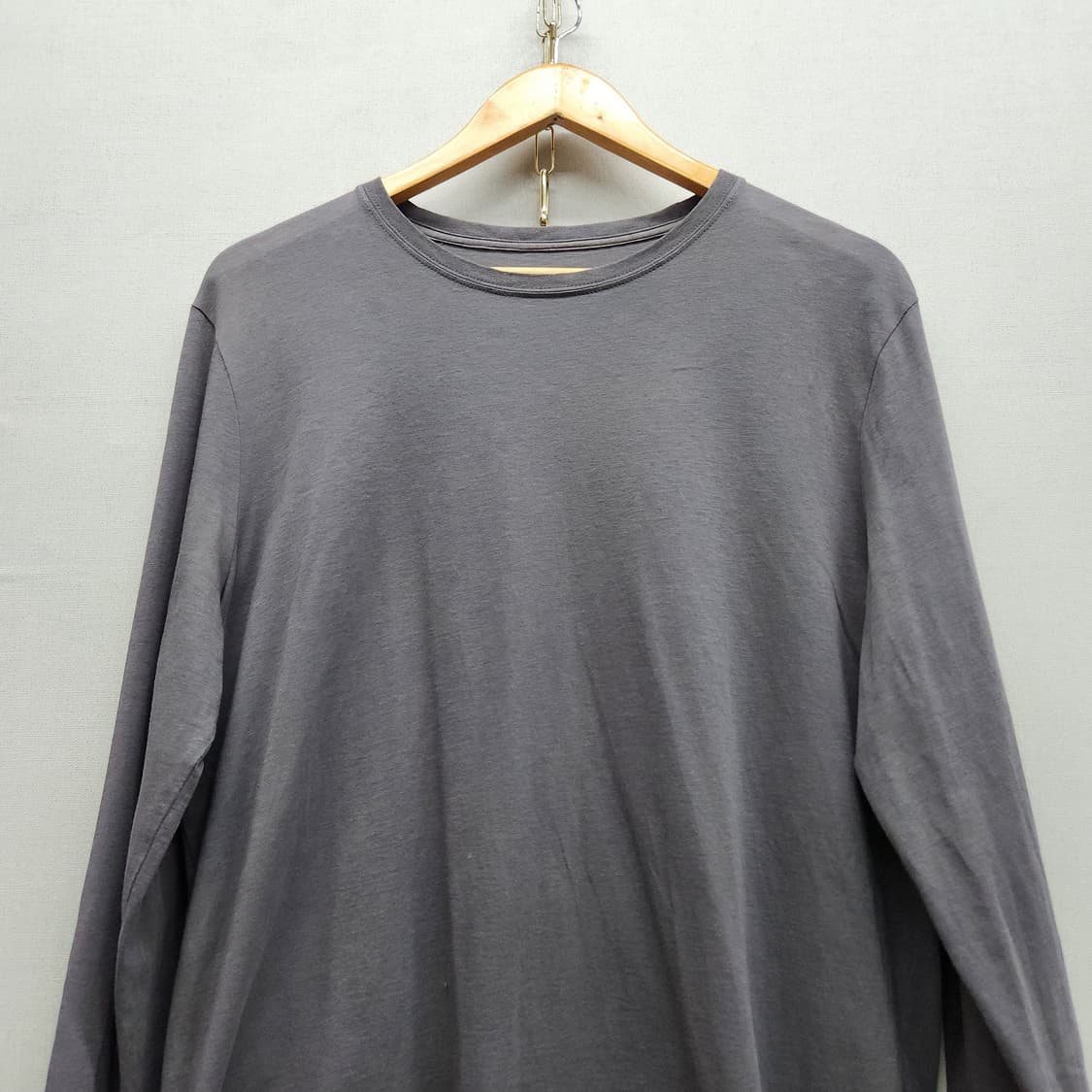 띠어리 로고자수 롱슬리브 긴팔티 L(L) 상품이미지2