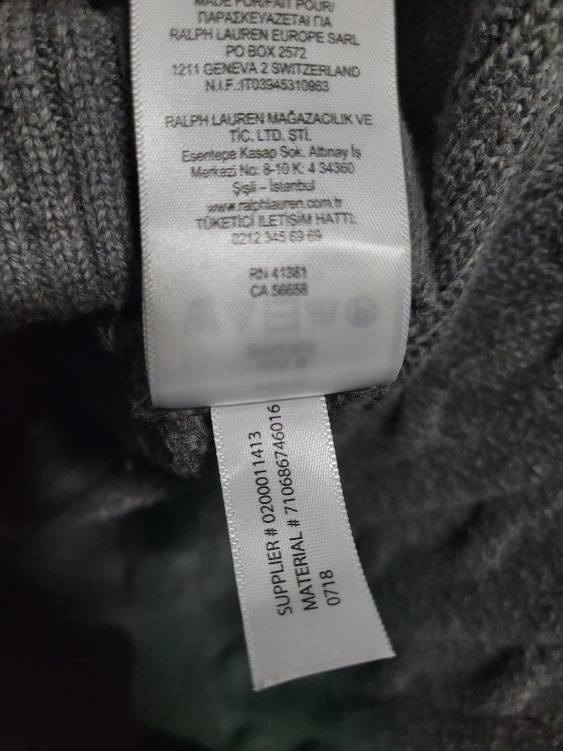 Ralph Lauren 랄프로렌 케이블 자수로고 니트 상품이미지6