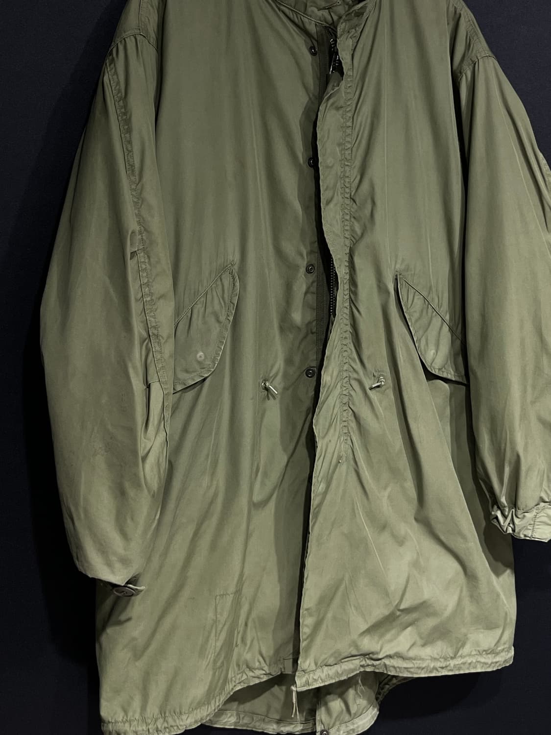 M-65 피쉬테일 개파카 s 후드 포함 풀셋 상품이미지3