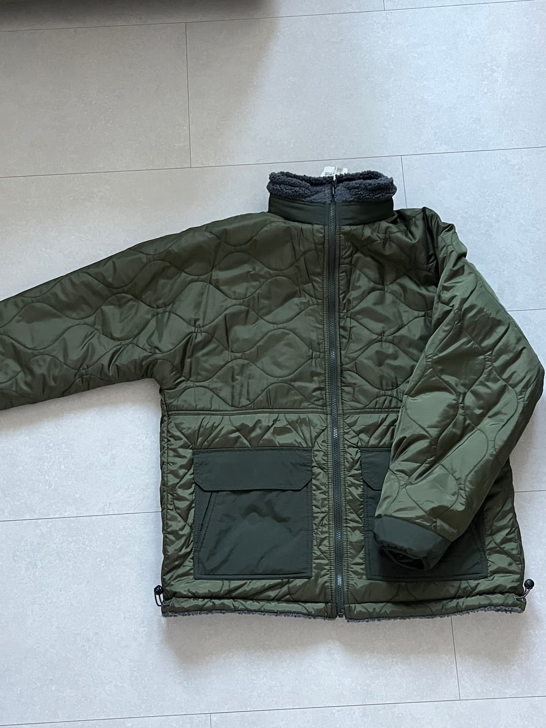 베이플로우 리버시블 플리스 파카 상품이미지3