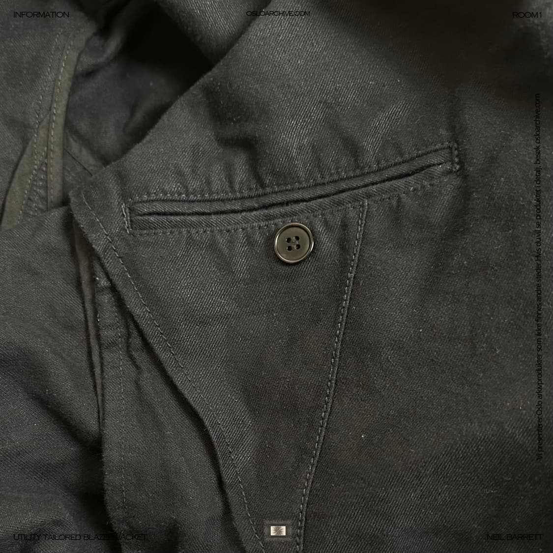 Neil Barrett Wool Blazer Jacket 상품이미지7