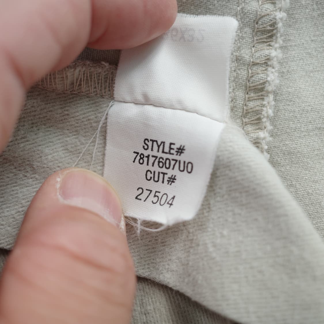 90s 폴로 랄프로렌 어센틱 플란넬 투턱 면 치노 팬츠 W36xL32 상품이미지7