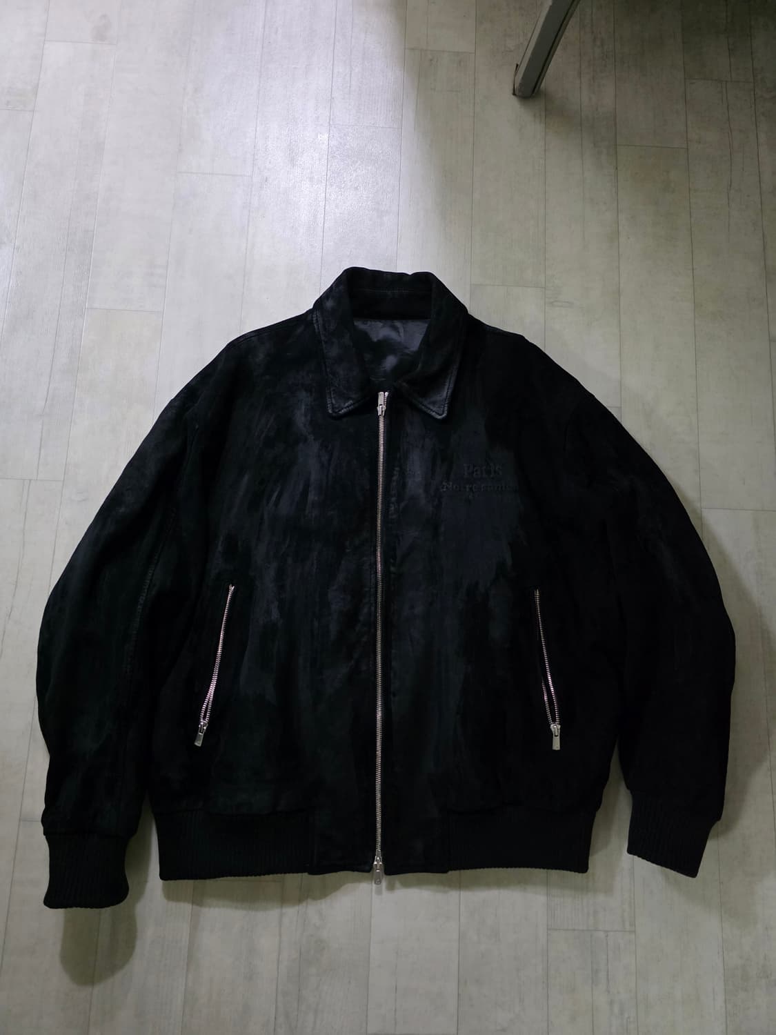 stu 스웨이드 블루종 M 상품이미지1