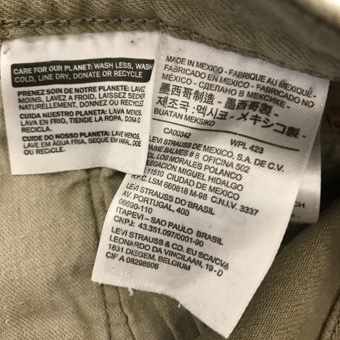 리바이스 501 가먼트다잉 데님팬츠 [30x30] 상품이미지5