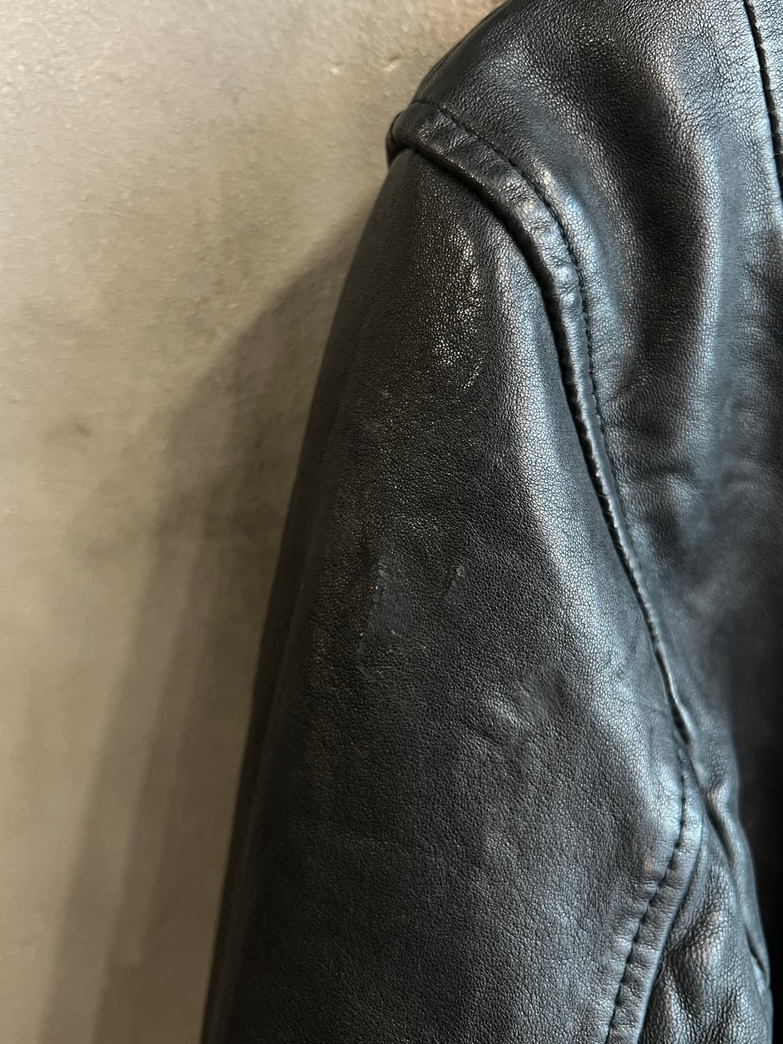 24aw 올세인츠 램스킨 레더 블레이저 상품이미지8