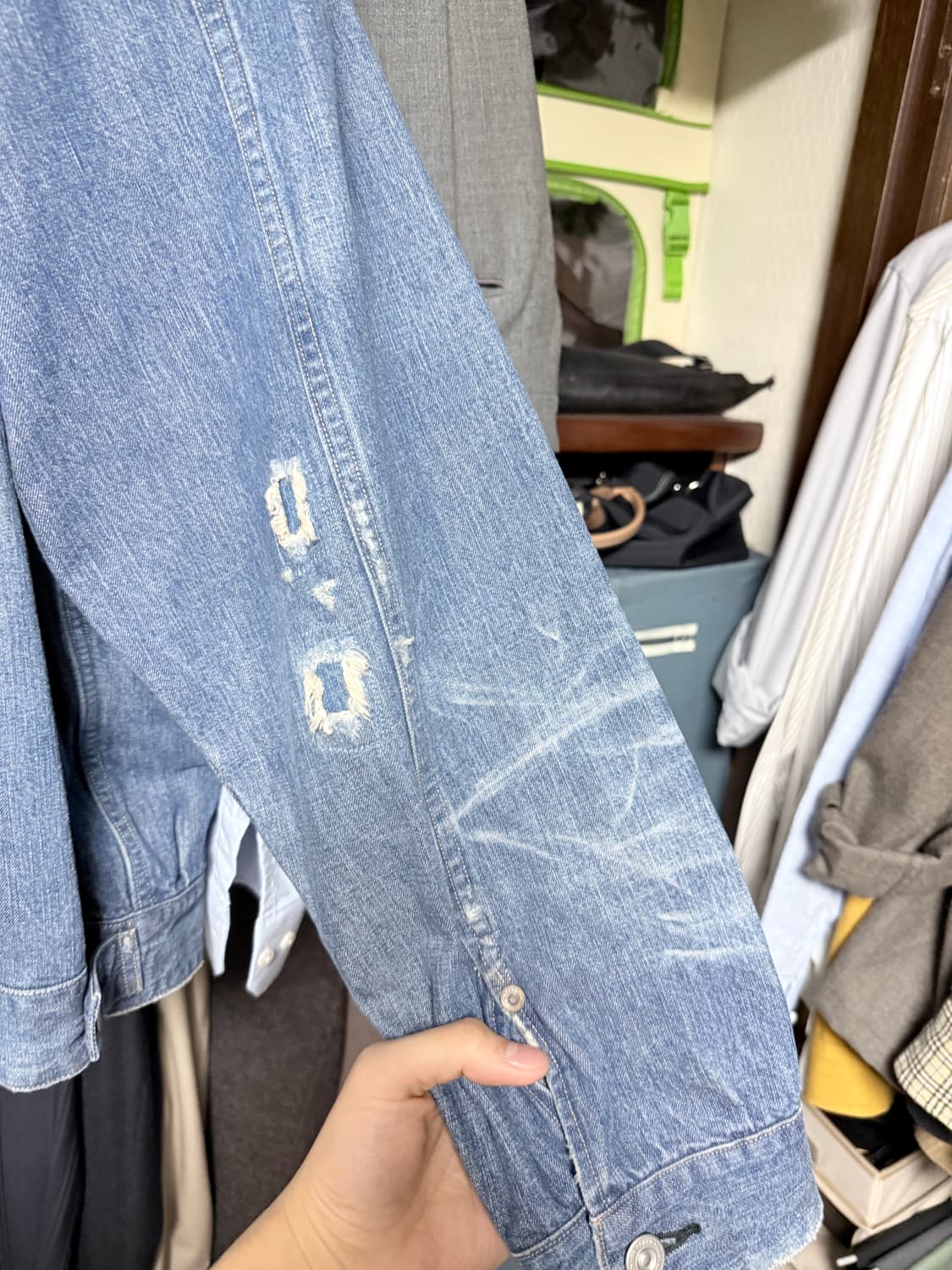 올드조 스카페이스 데님자켓 상품이미지9