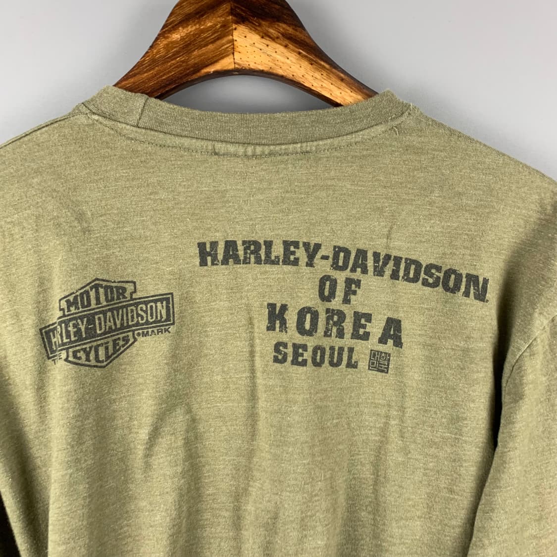 할리데이비슨 빈티지 프린팅 롱슬리브 긴팔티 상품이미지5