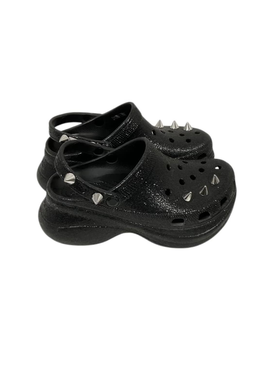 크록스 클래식 베이 글리터 스터드 클로그 240 상품이미지4