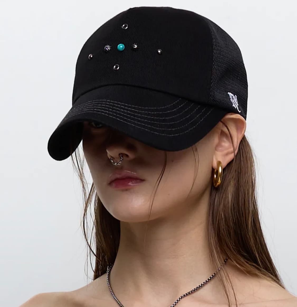 RSSC WESTERN RIVET MESH CAP - BLACK 상품이미지2