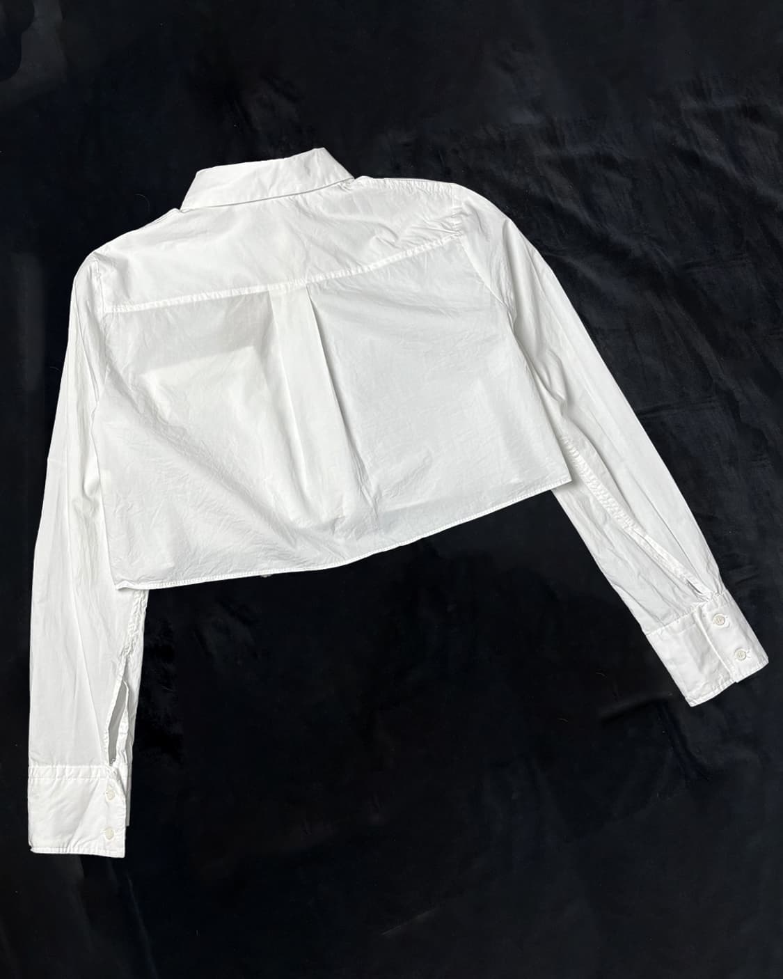 일본빈티지 zara  크롭 셔츠 상품이미지2